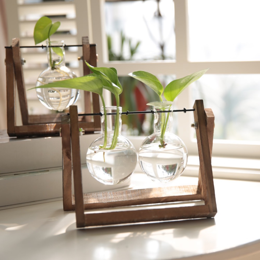Креативная подвесная деревянна – обзор и цена Propagation Station Vase